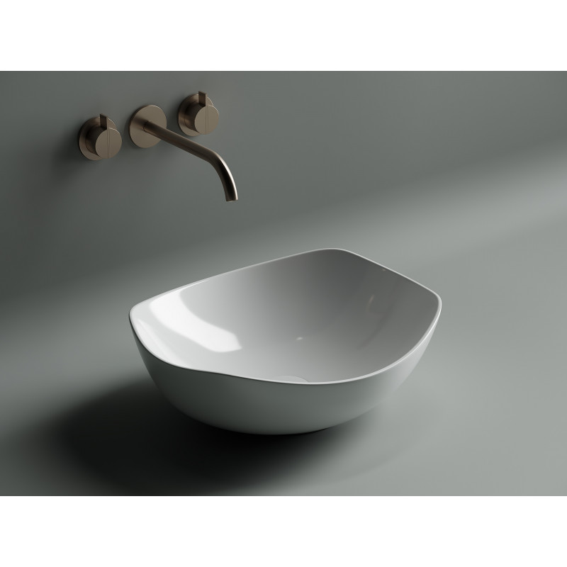 Накладная раковина белая 14.5х42х38.5см Ceramica Nova Element CN5017