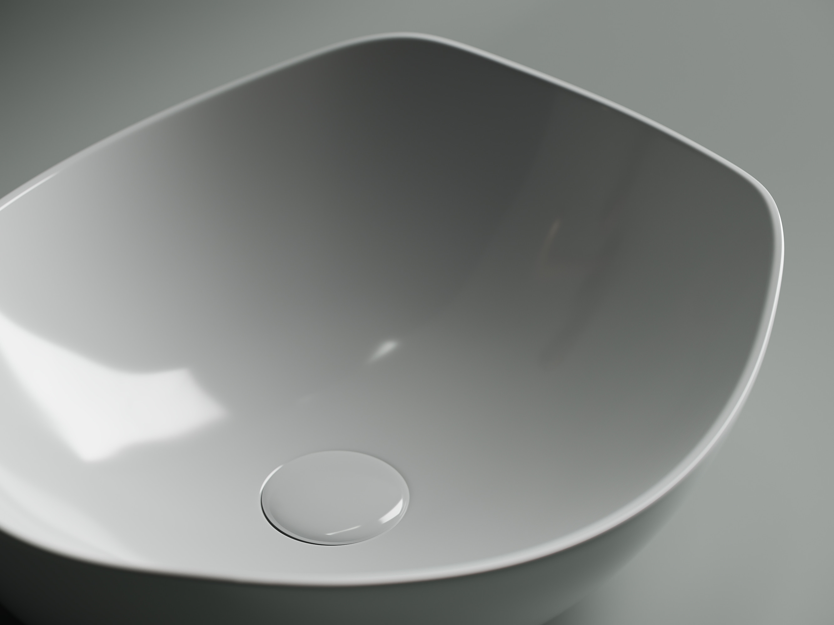 Накладная раковина белая 14.5х42х38.5см Ceramica Nova Element CN5017