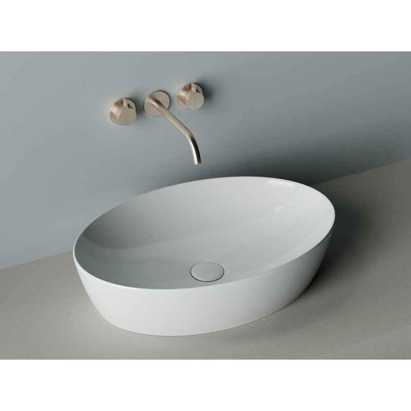Накладная раковина белая 15х61х41см Ceramica Nova Element CN5018