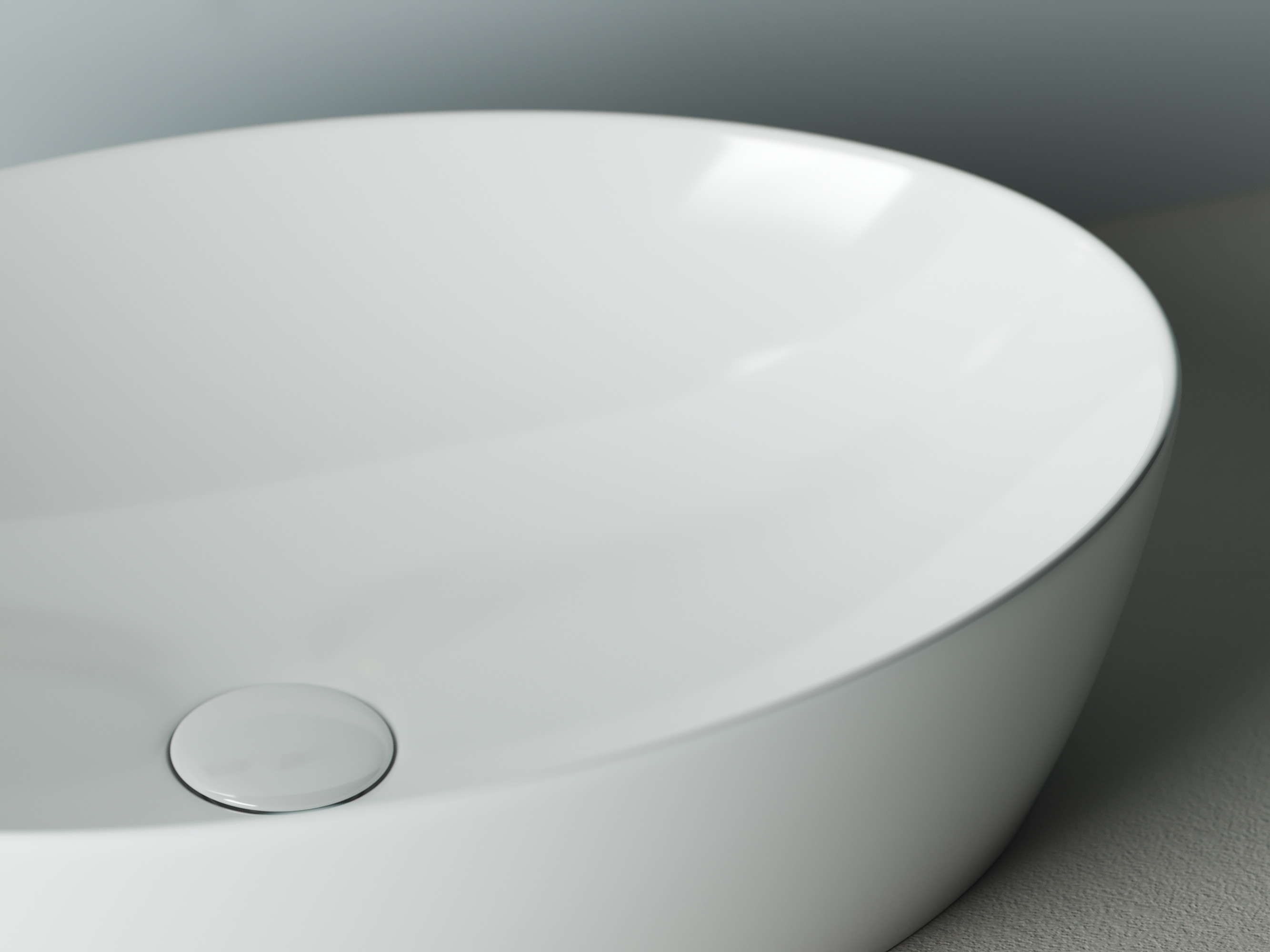 Накладная раковина белая 15х61х41см Ceramica Nova Element CN5018