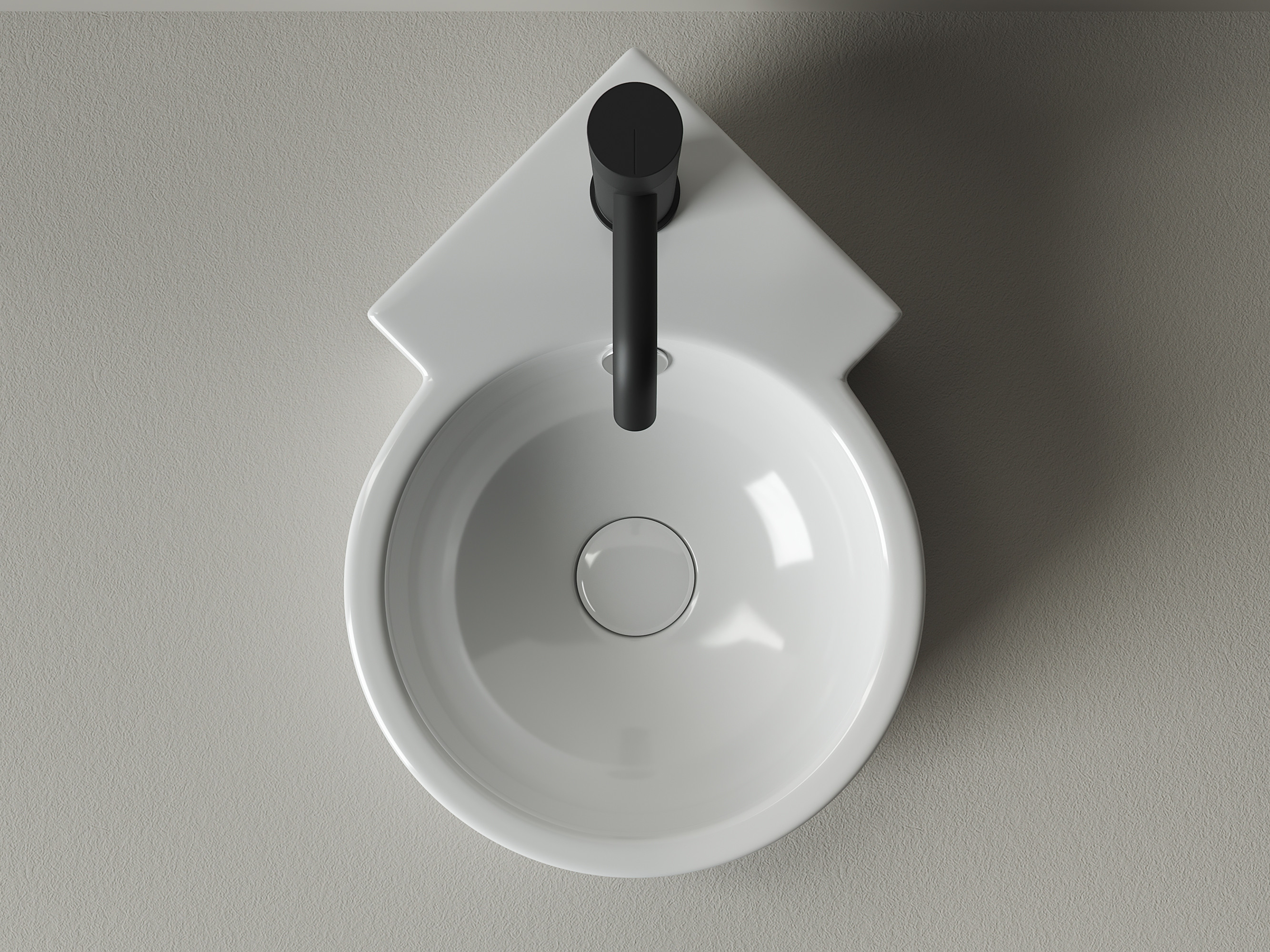 Накладная раковина белая 12.5х43х31см Ceramica Nova Element CN5019