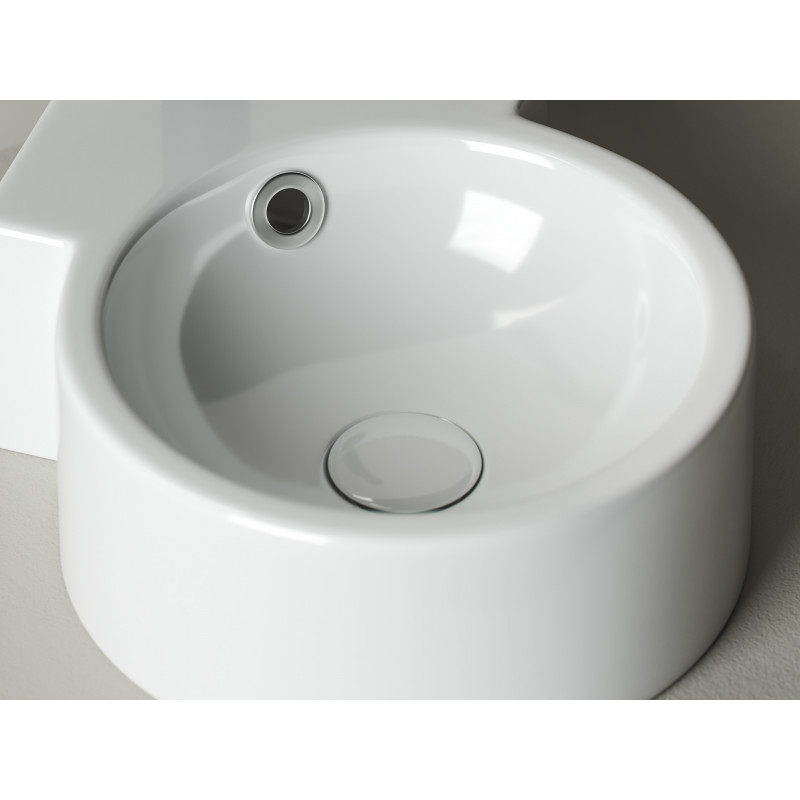 Накладная раковина белая 12.5х43х31см Ceramica Nova Element CN5019
