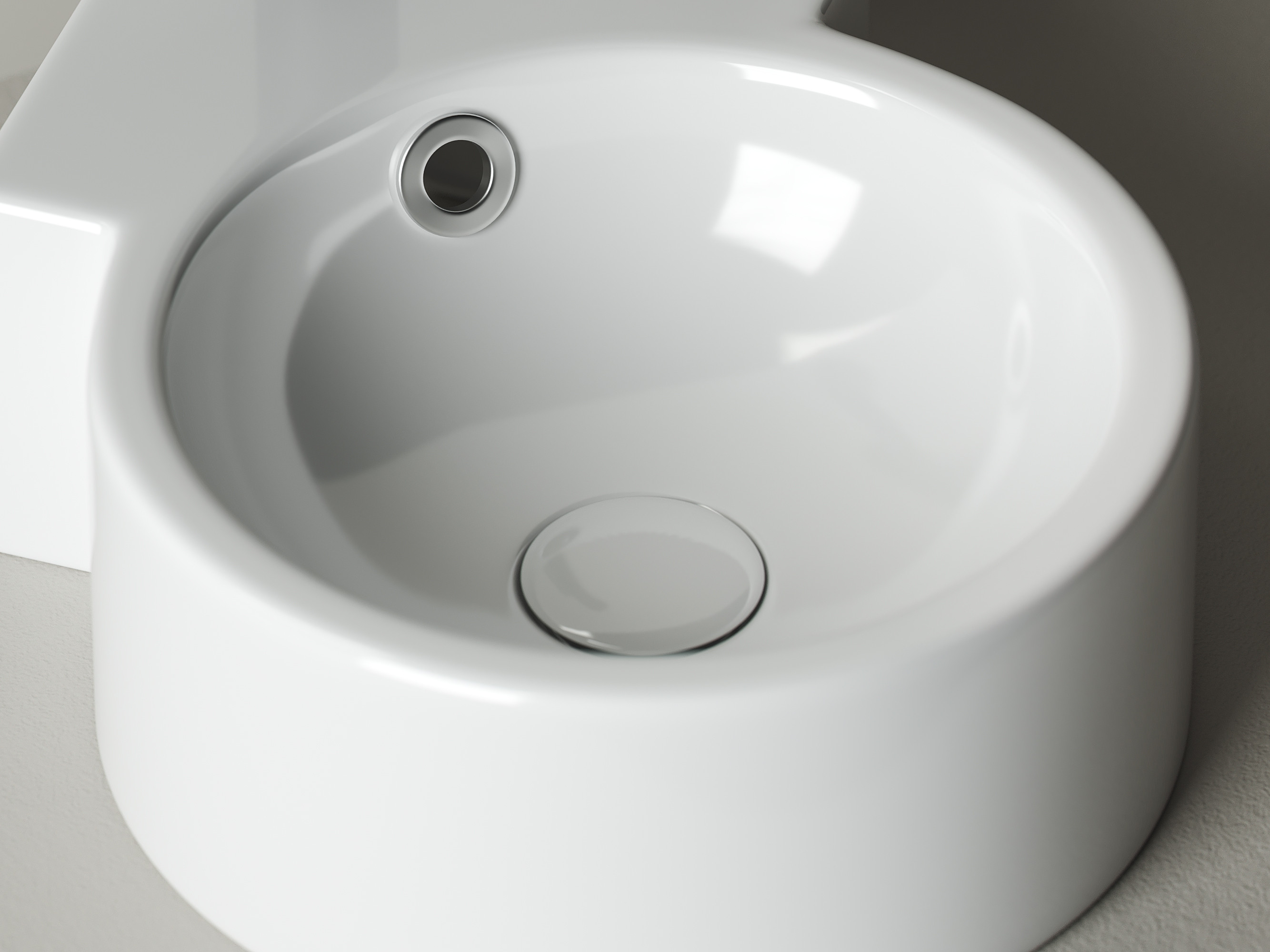 Накладная раковина белая 12.5х43х31см Ceramica Nova Element CN5019