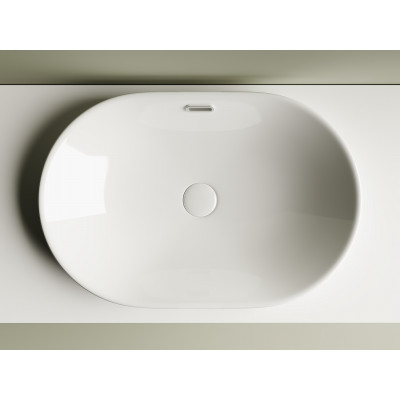 Накладная раковина белая 19.5х60х40см Ceramica Nova Element CN5020