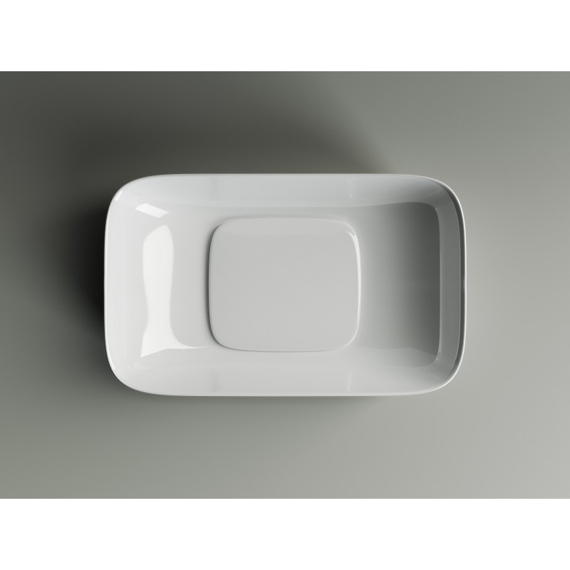 Накладная раковина белая 14.5х60х37.5см Ceramica Nova Element CN5021