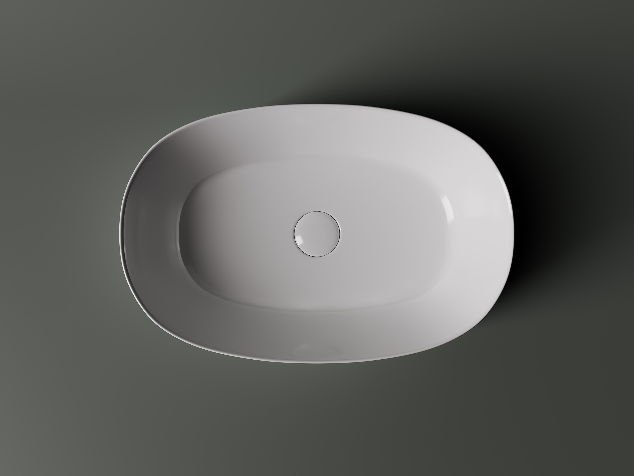 Накладная раковина белая 14.5х54х35см Ceramica Nova Element CN5022