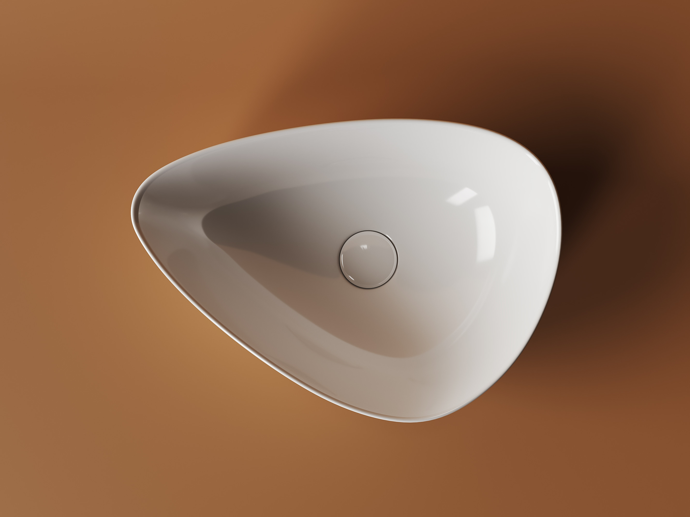 Накладная раковина белая 45.5x32x15.5см Ceramica Nova Element CN5026
