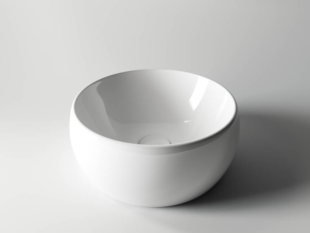 Накладная раковина белая 39.5x15.5см Ceramica Nova Element CN6001