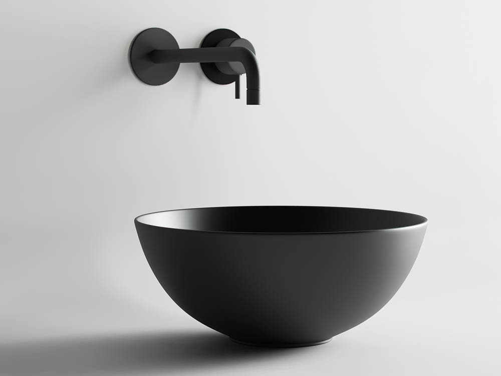 Накладная раковина черная 36x15.5см Ceramica Nova Element CN6004