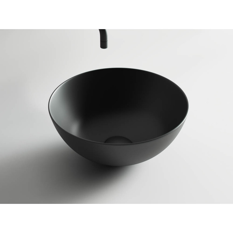 Накладная раковина черная 36x15.5см Ceramica Nova Element CN6004