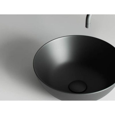Накладная раковина черная 36x15.5см Ceramica Nova Element CN6004