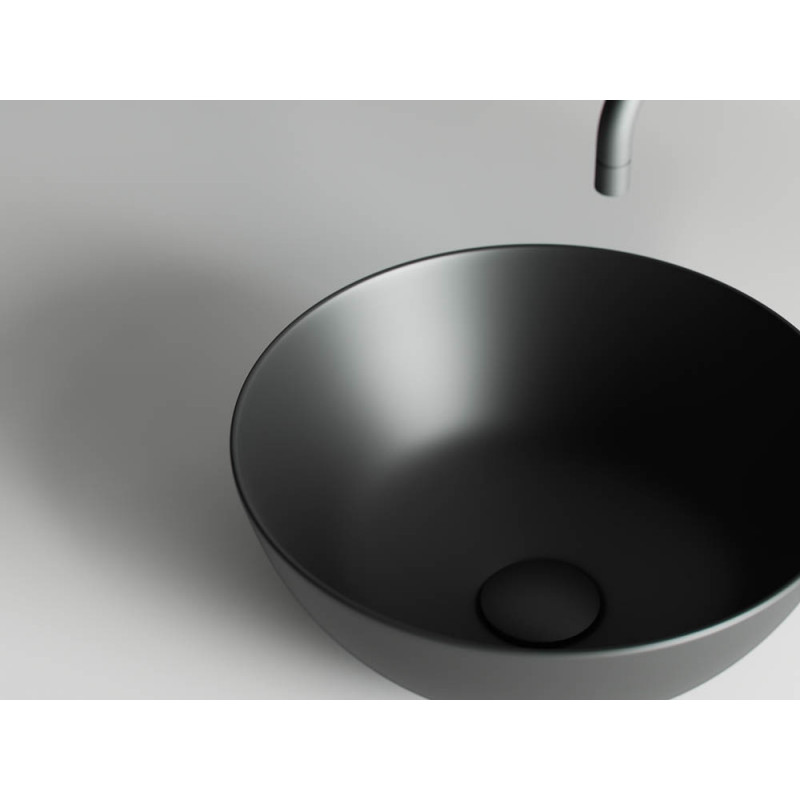 Накладная раковина черная 36x15.5см Ceramica Nova Element CN6004