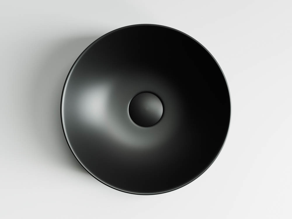 Накладная раковина черная 35.5x12.5см Ceramica Nova Element CN6007