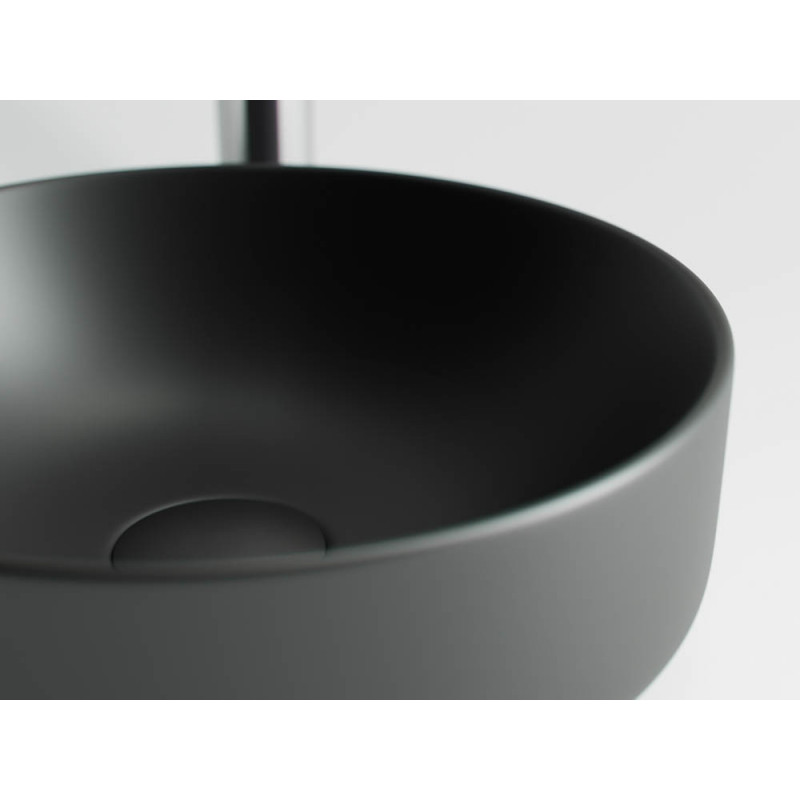Накладная раковина черная 35.5x12.5см Ceramica Nova Element CN6007