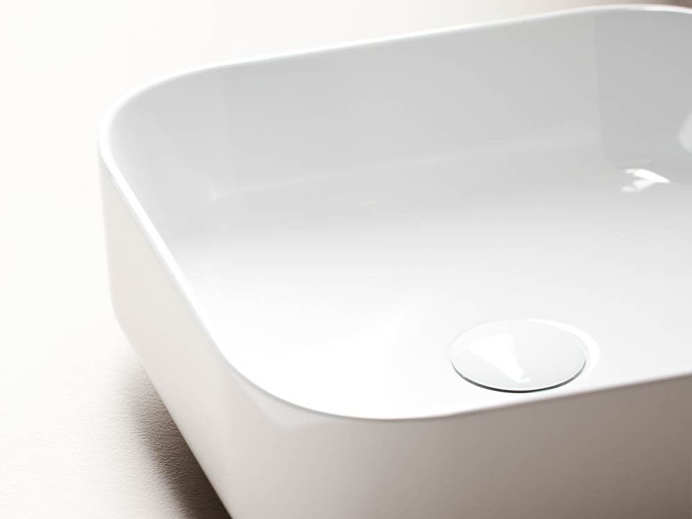 Накладная раковина белая 13.5х38.5см Ceramica Nova Element CN6012