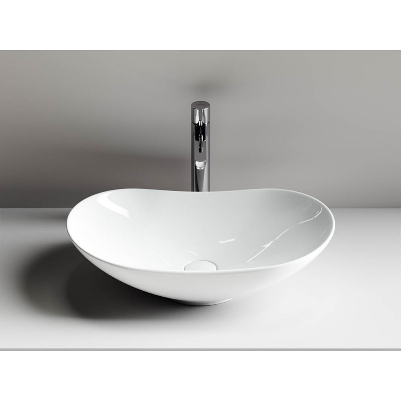 Накладная раковина белая 14.5х62х36см Ceramica Nova Element CN6015