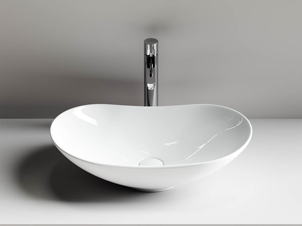 Накладная раковина белая 14.5х62х36см Ceramica Nova Element CN6015