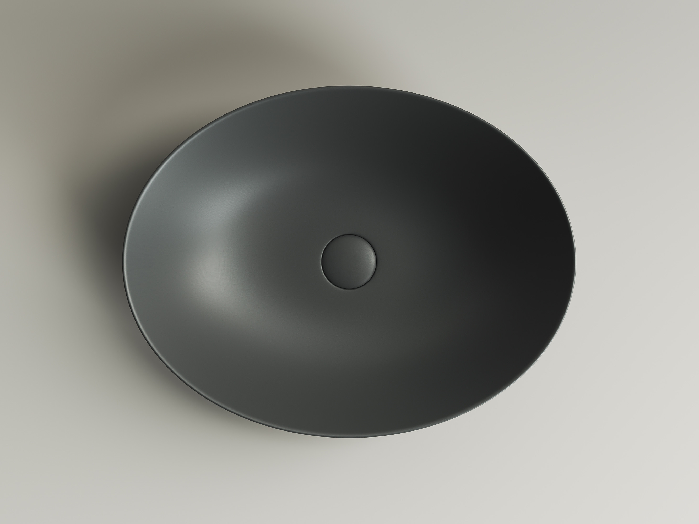 Накладная раковина антрацит 13х52х39.5см Ceramica Nova Element CN6017MDH