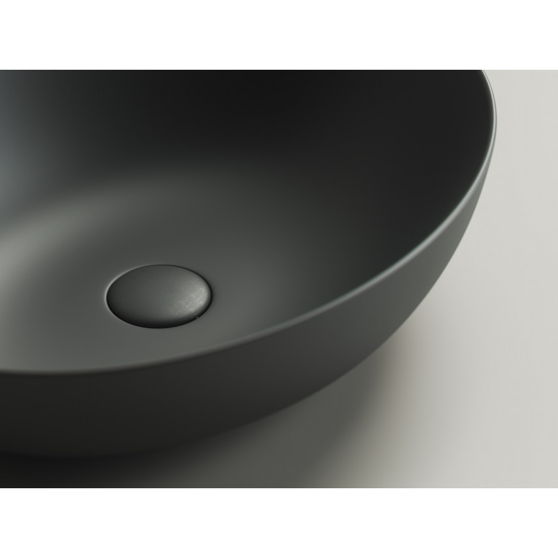Накладная раковина антрацит 13х52х39.5см Ceramica Nova Element CN6017MDH