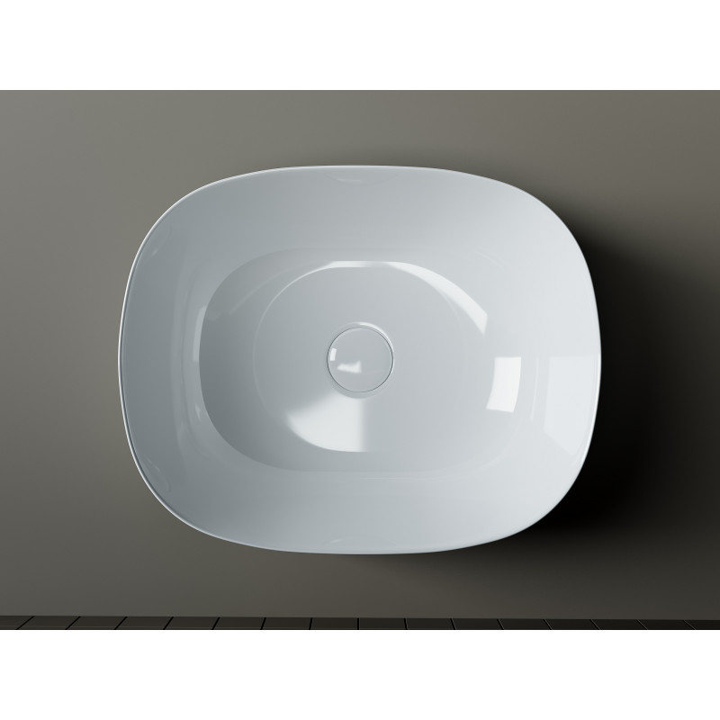 Накладная раковина белая 15.5х46х35см Ceramica Nova Element CN6018