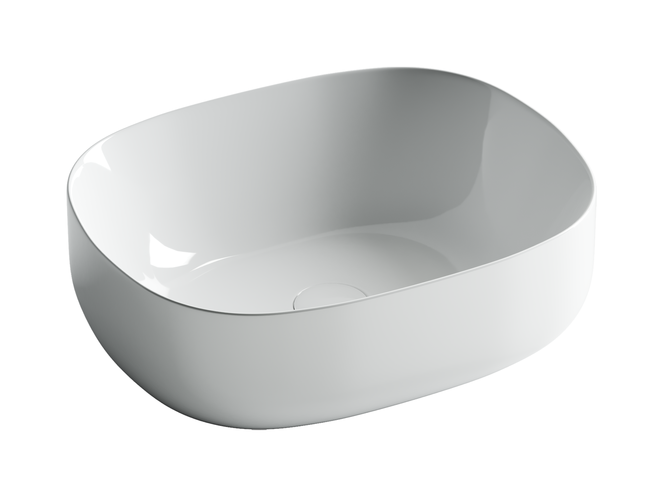Накладная раковина белая 15.5х46х35см Ceramica Nova Element CN6018
