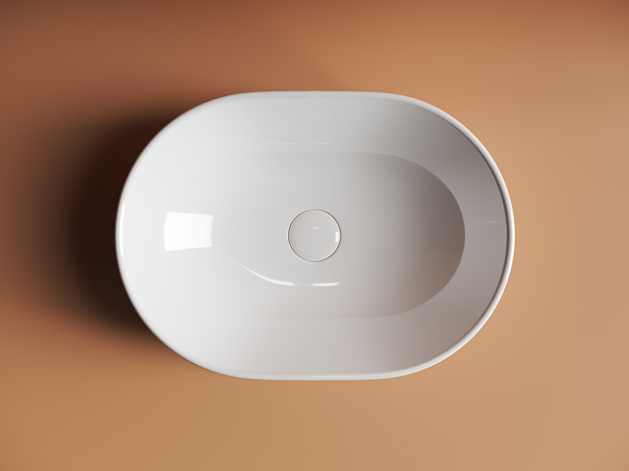 Накладная раковина белая 14х48х35см Ceramica Nova Element CN6019