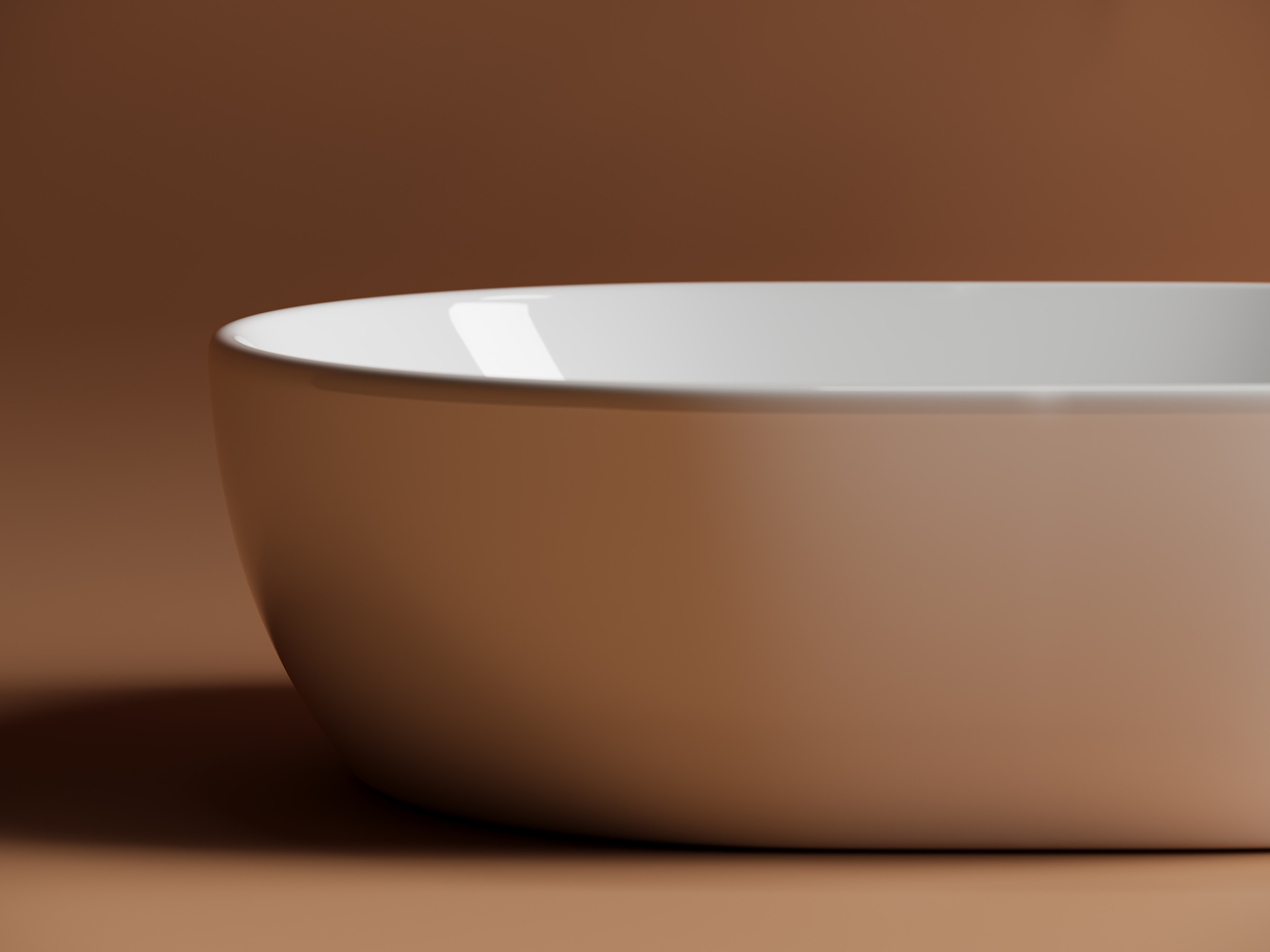 Накладная раковина белая 14х48х35см Ceramica Nova Element CN6019