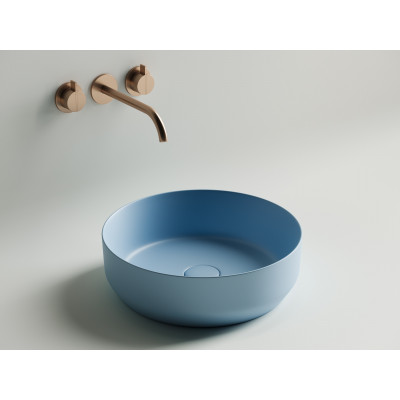 Накладная раковина голубая 39x12см Ceramica Nova Element CN6022ML