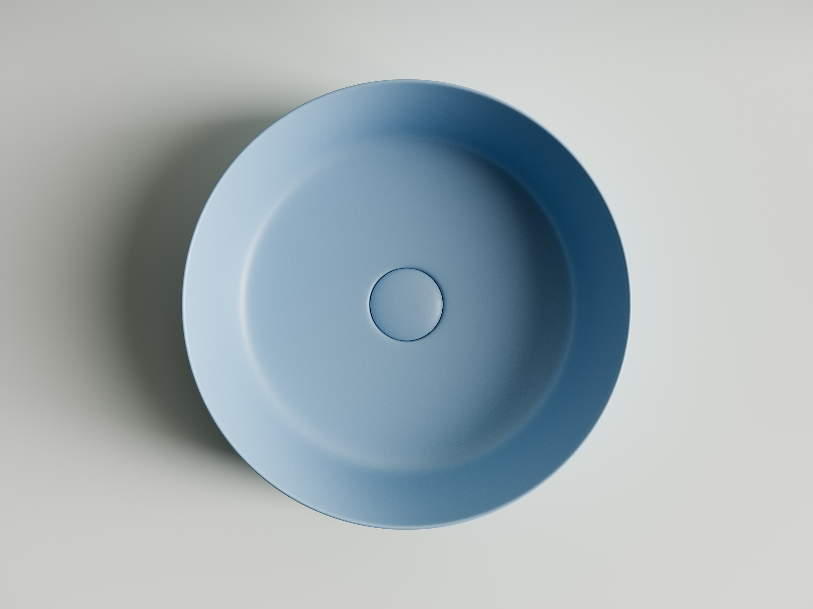 Накладная раковина голубая 39x12см Ceramica Nova Element CN6022ML