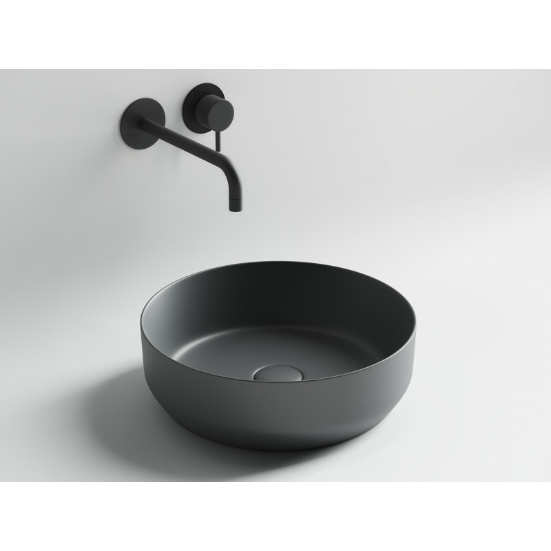 Накладная раковина темный антрацит 39x12см Ceramica Nova Element CN6022MDH