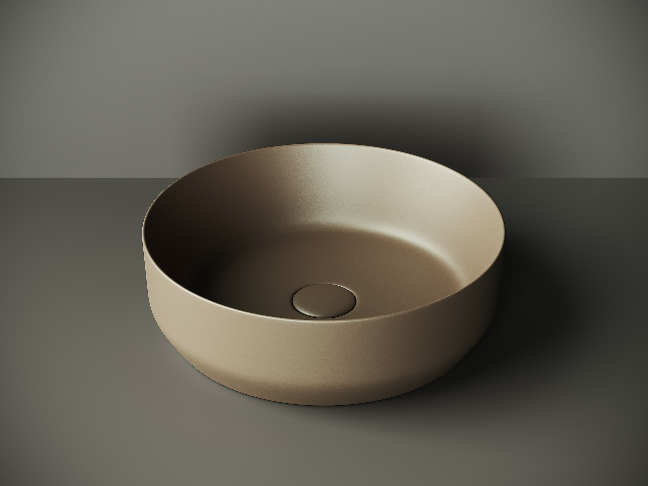 Накладная раковина темно-коричневый 39x12см Ceramica Nova Element CN6022MDB