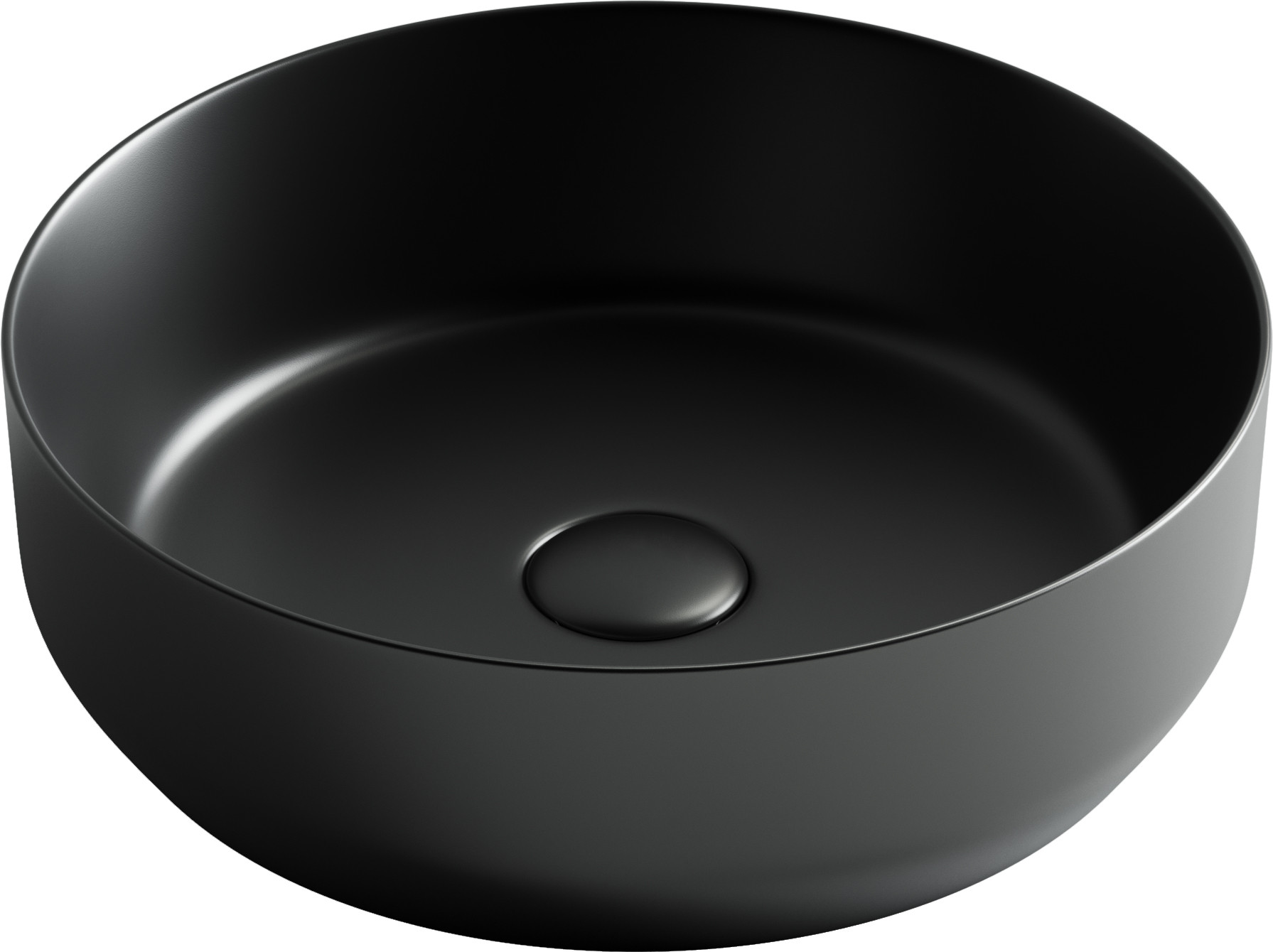 Накладная раковина черный 39x12см Ceramica Nova Element CN6022MB