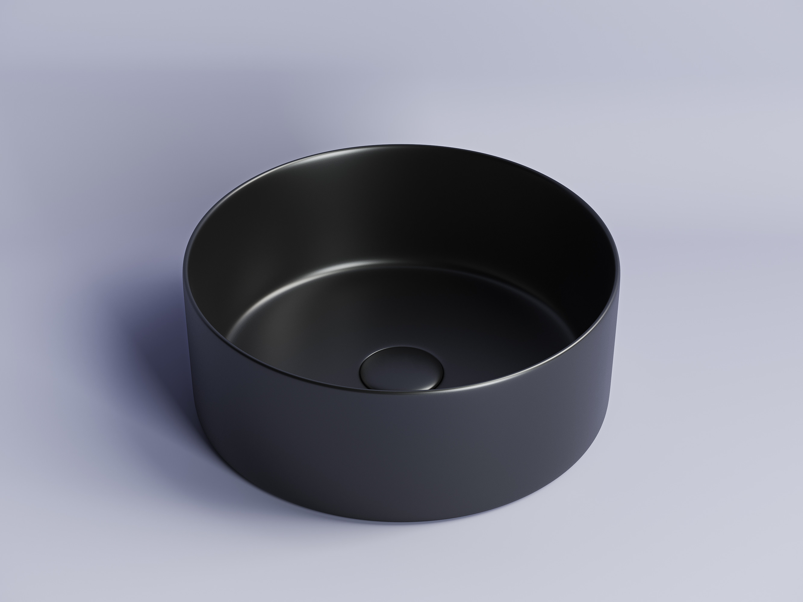 Накладная раковина черная 36x14см Ceramica Nova Element CN6032MB
