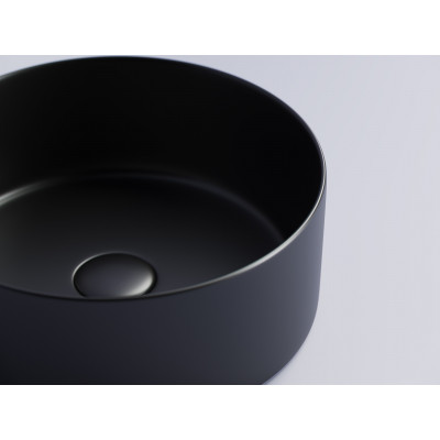 Накладная раковина черная 36x14см Ceramica Nova Element CN6032MB