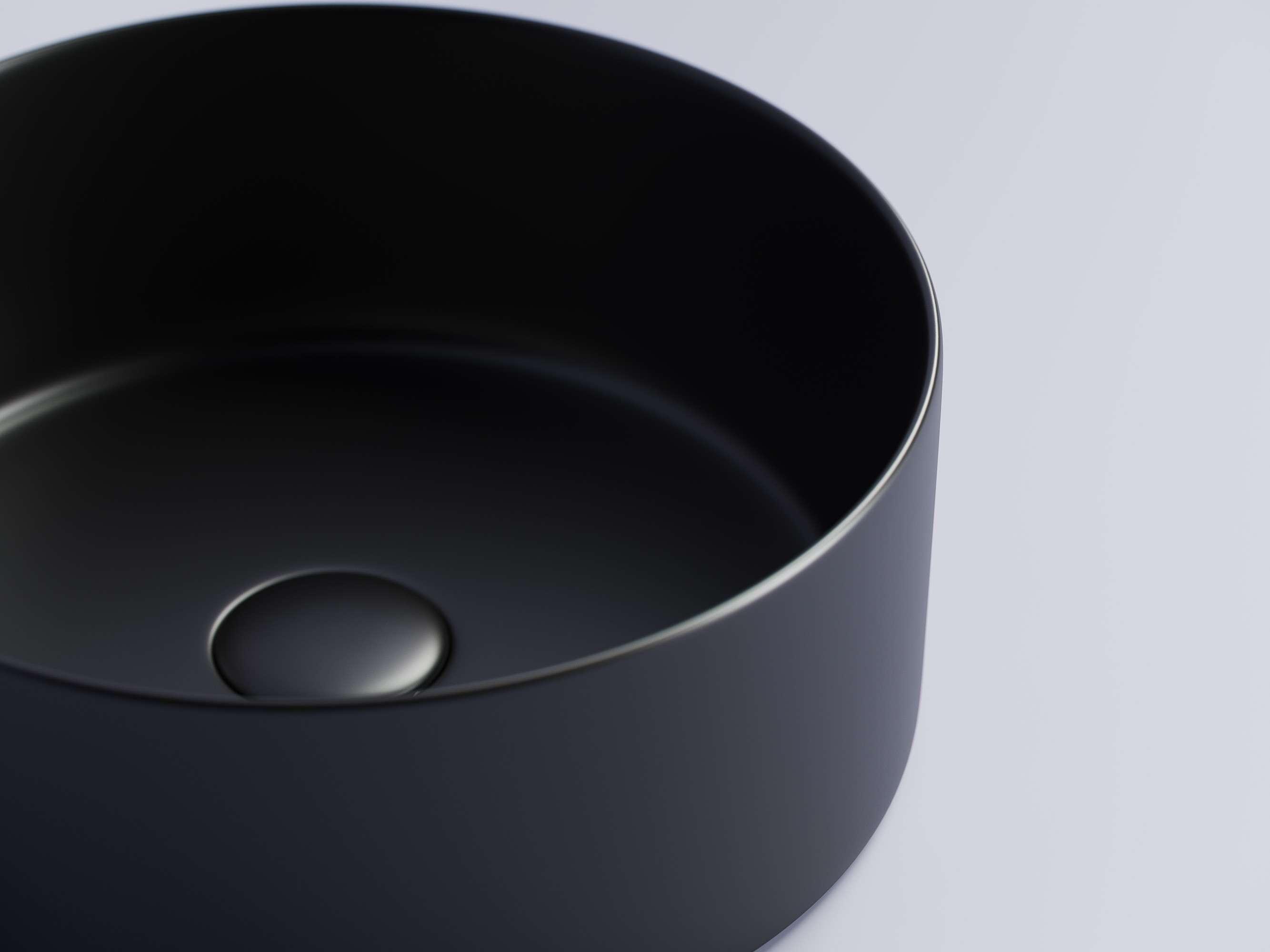 Накладная раковина черная 36x14см Ceramica Nova Element CN6032MB