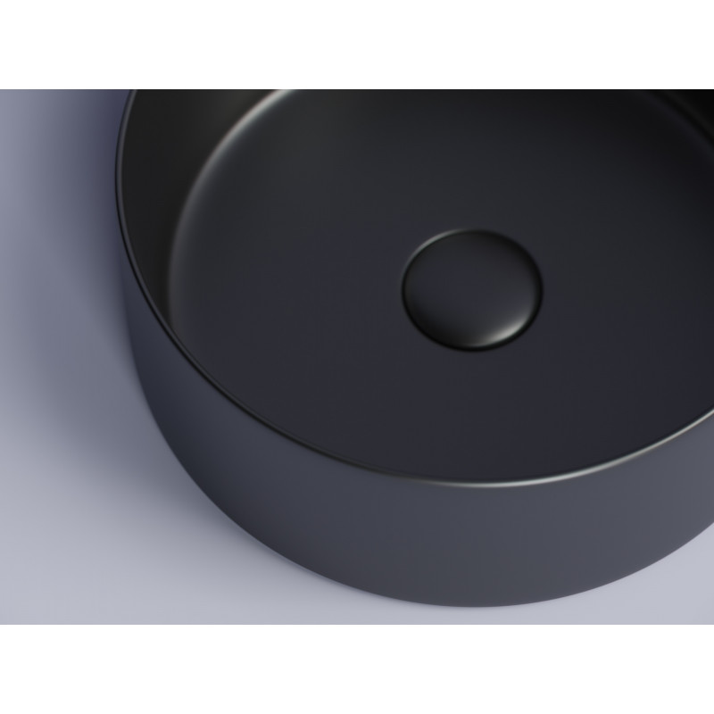Накладная раковина черная 36x14см Ceramica Nova Element CN6032MB