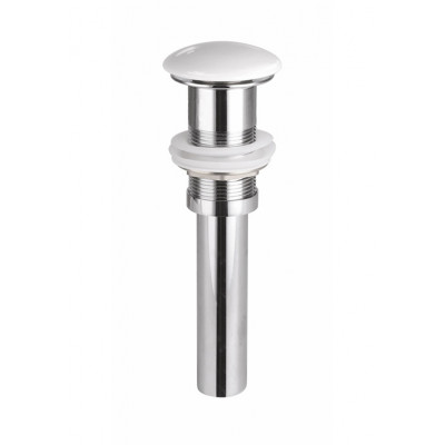 Донный клапан без перелива Ceramica Nova CN2000 белый глянцевый