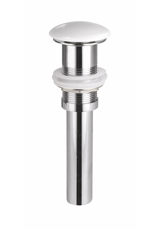 Донный клапан без перелива Ceramica Nova CN2000 белый глянцевый
