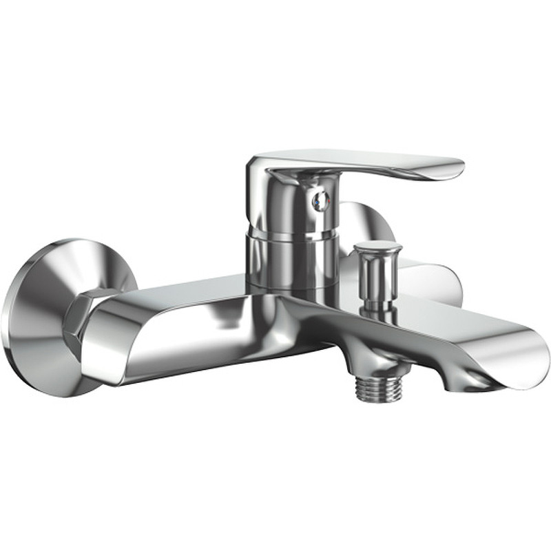 Смеситель для ванны хром Ceramica Nova Curve 70022CH