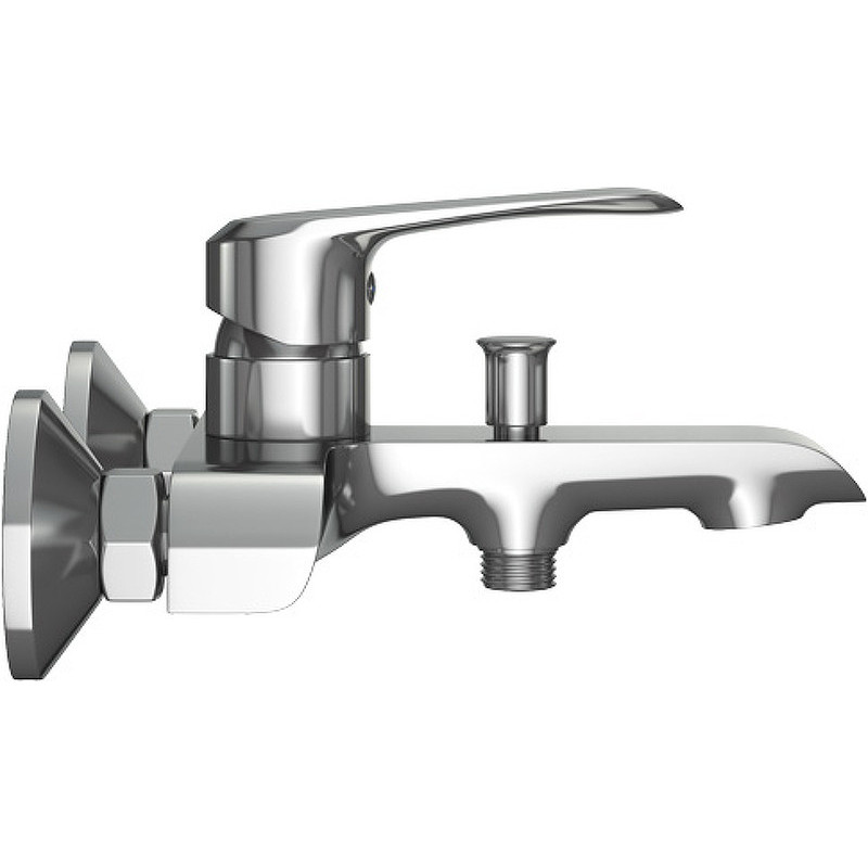 Смеситель для ванны хром Ceramica Nova Curve 70022CH
