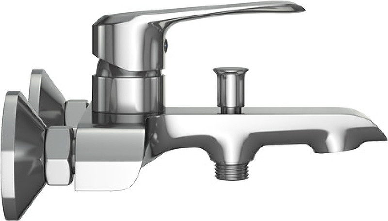 Смеситель для ванны хром Ceramica Nova Curve 70022CH
