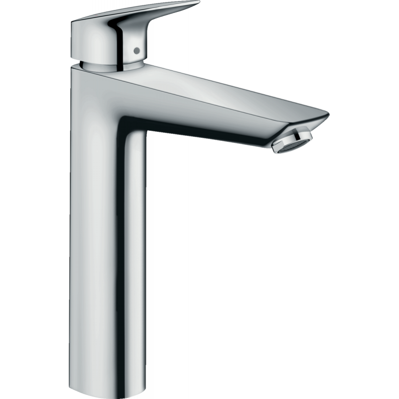 Смеситель для раковины Hansgrohe Logis 190, однорычажный, без сливного набора 71091000 хром