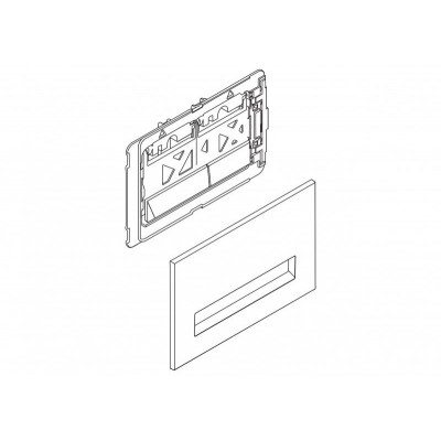 Кнопка смыва Belbagno Marmi BB013-MR-ORO золото глянец