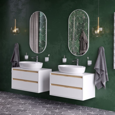 Зеркало 100х50см белая рама Excellent Revio DOEX.RE100.050.WH