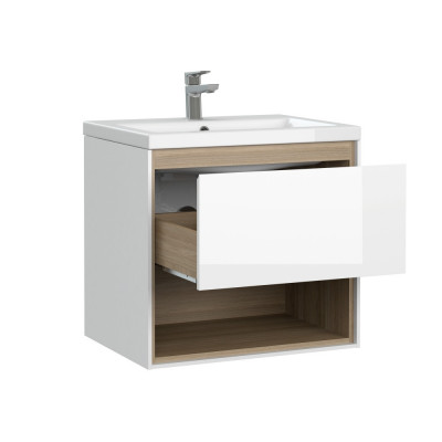 Тумба для раковины белая Cersanit Louna SZ-LOU-CO60/Wh