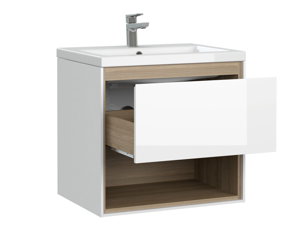 Тумба для раковины белая Cersanit Louna SZ-LOU-CO60/Wh