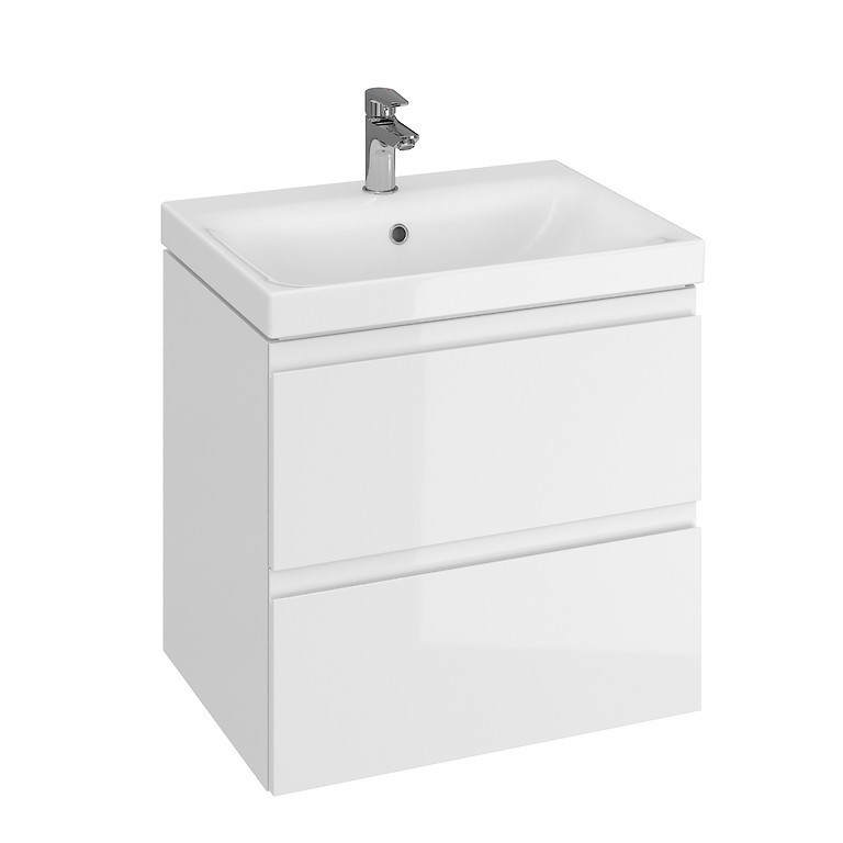 Тумба для раковины белая Cersanit Moduo SZ-MOD-MO60/Wh