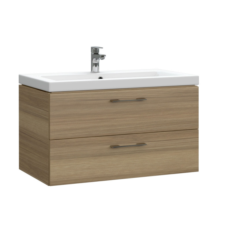 Тумба для раковины 80см орех Cersanit LARA A63416