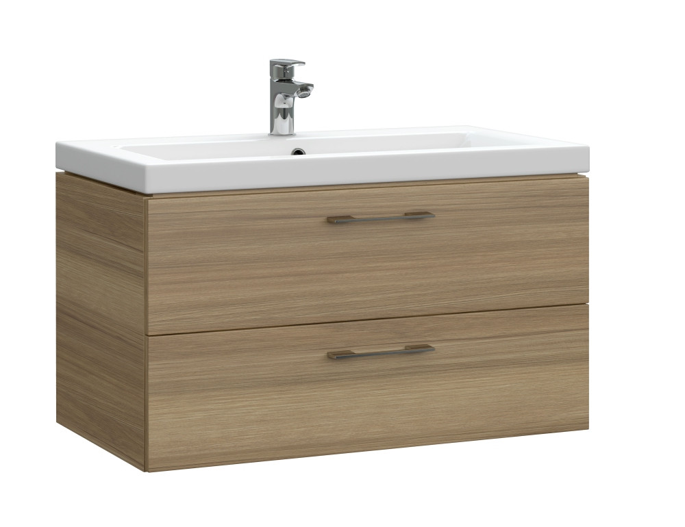 Тумба для раковины 80см орех Cersanit LARA A63416