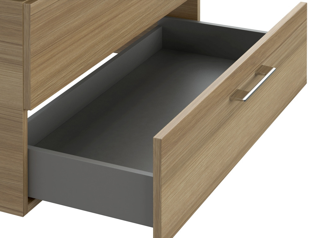 Тумба для раковины 80см орех Cersanit LARA A63416